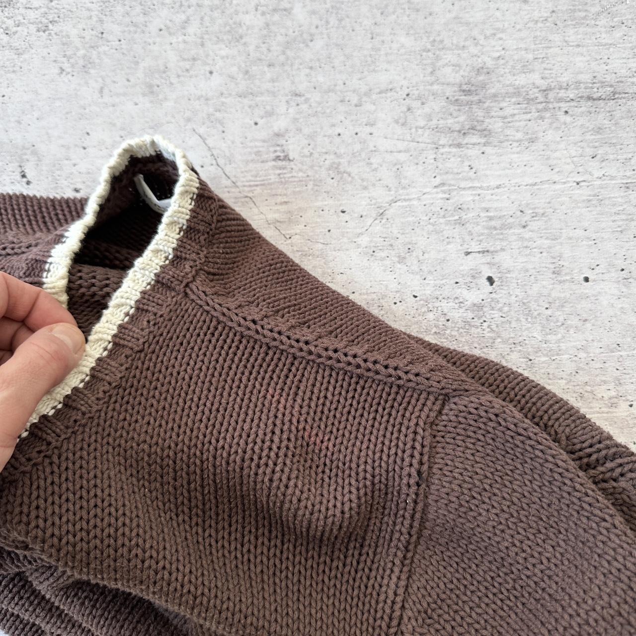 Yves Saint Laurent Men's Sweater - Brown/Burgundy… - image 8