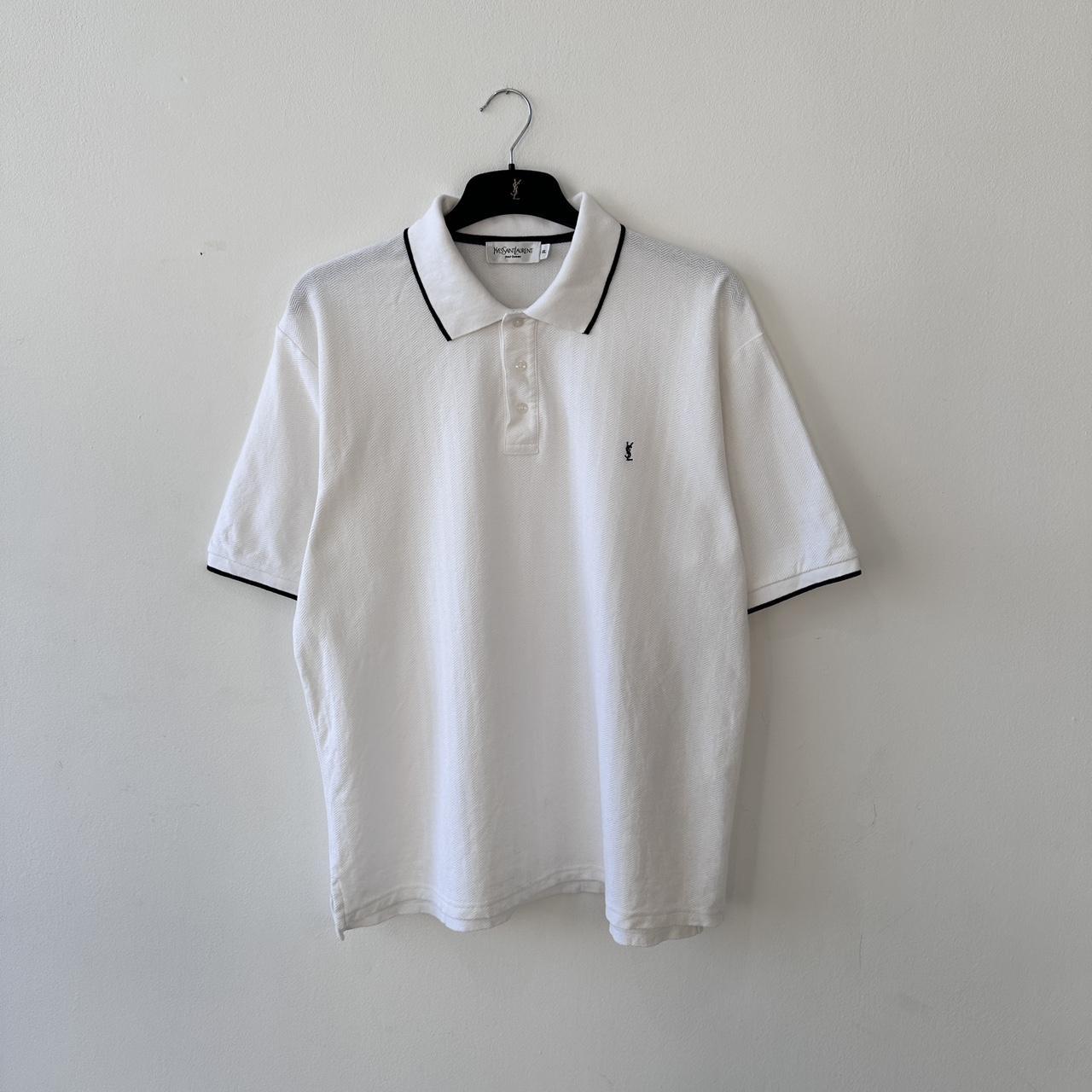 Yves Saint Laurent Men's Polo shirt - White - XXL… - image 1