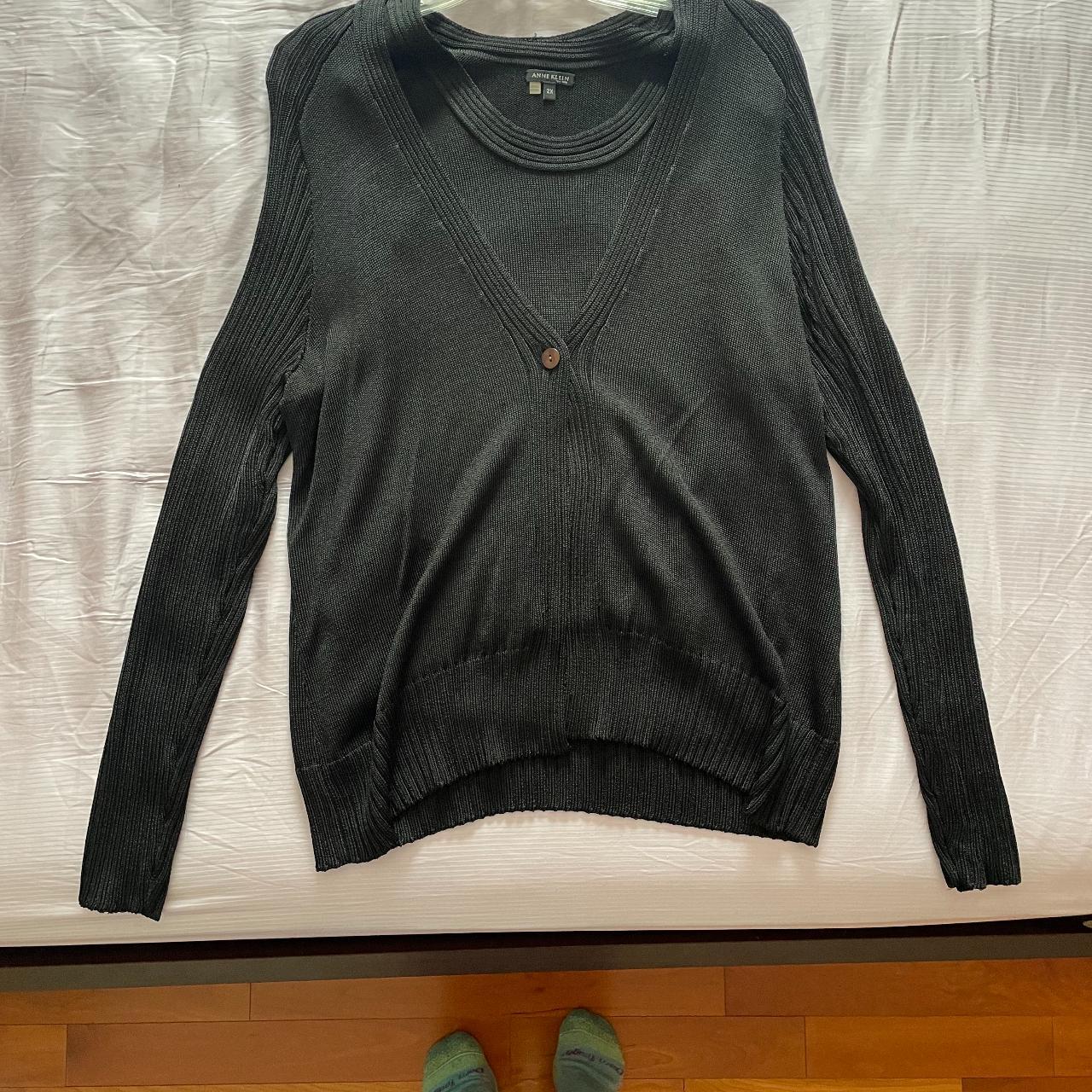 Anne klein clearance black cardigan