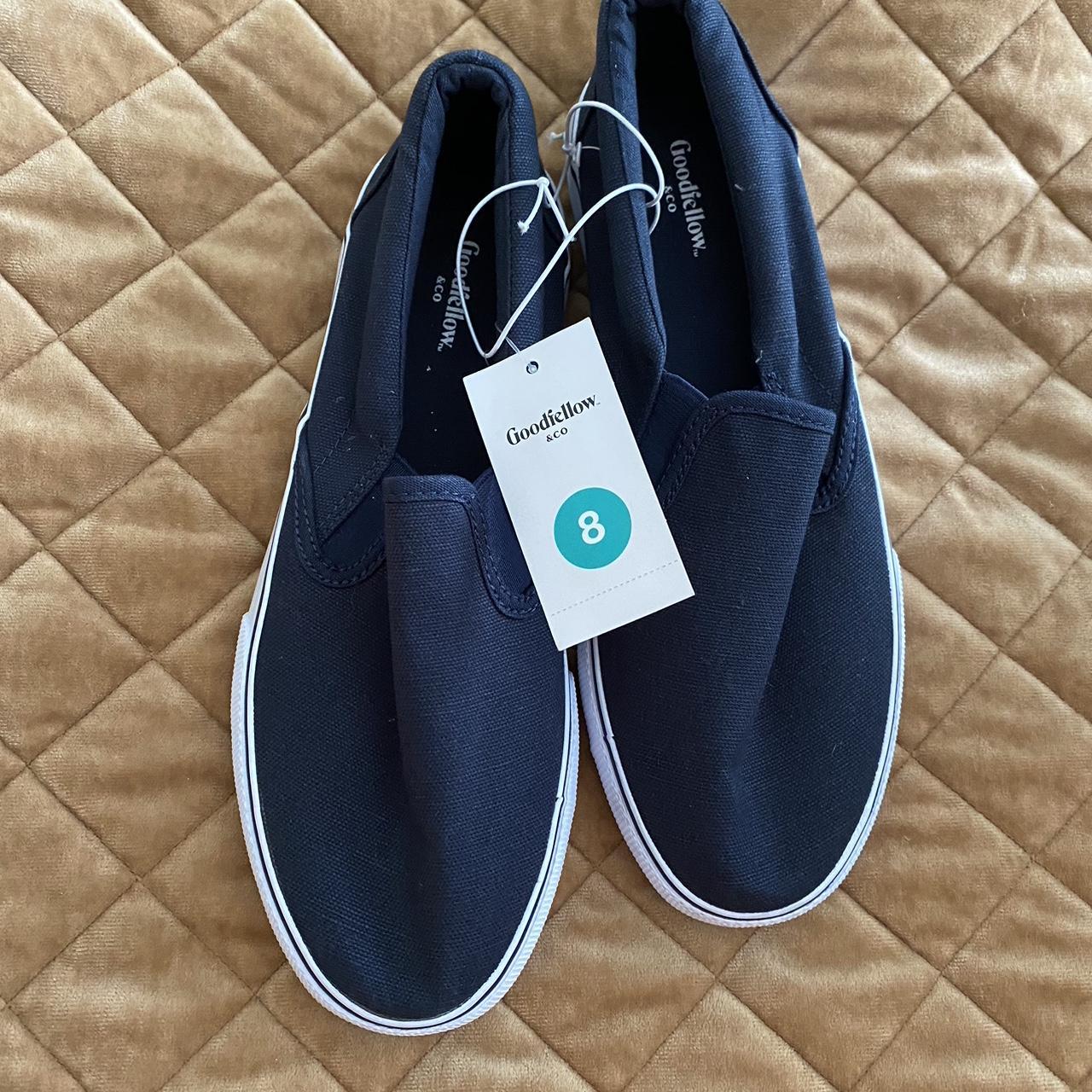 Blue size 8 Goodfellow Target slip-on Brand New - Depop