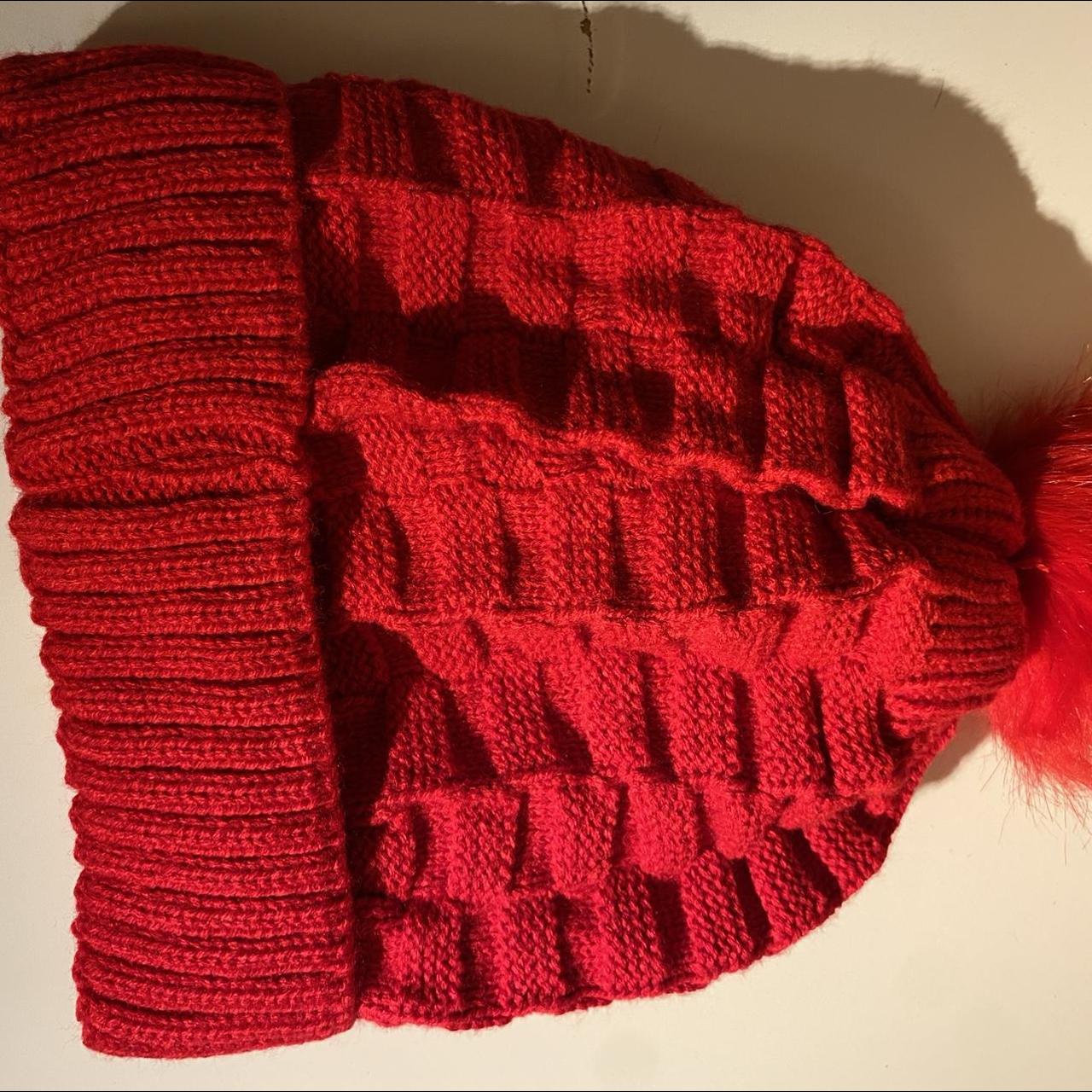 Compass Sherpa lined Pom Pom hat NWOT Depop