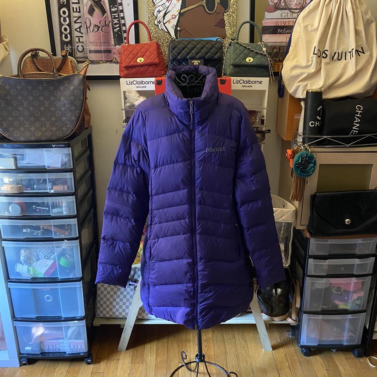 Marmot size medium purple parka great condition hood