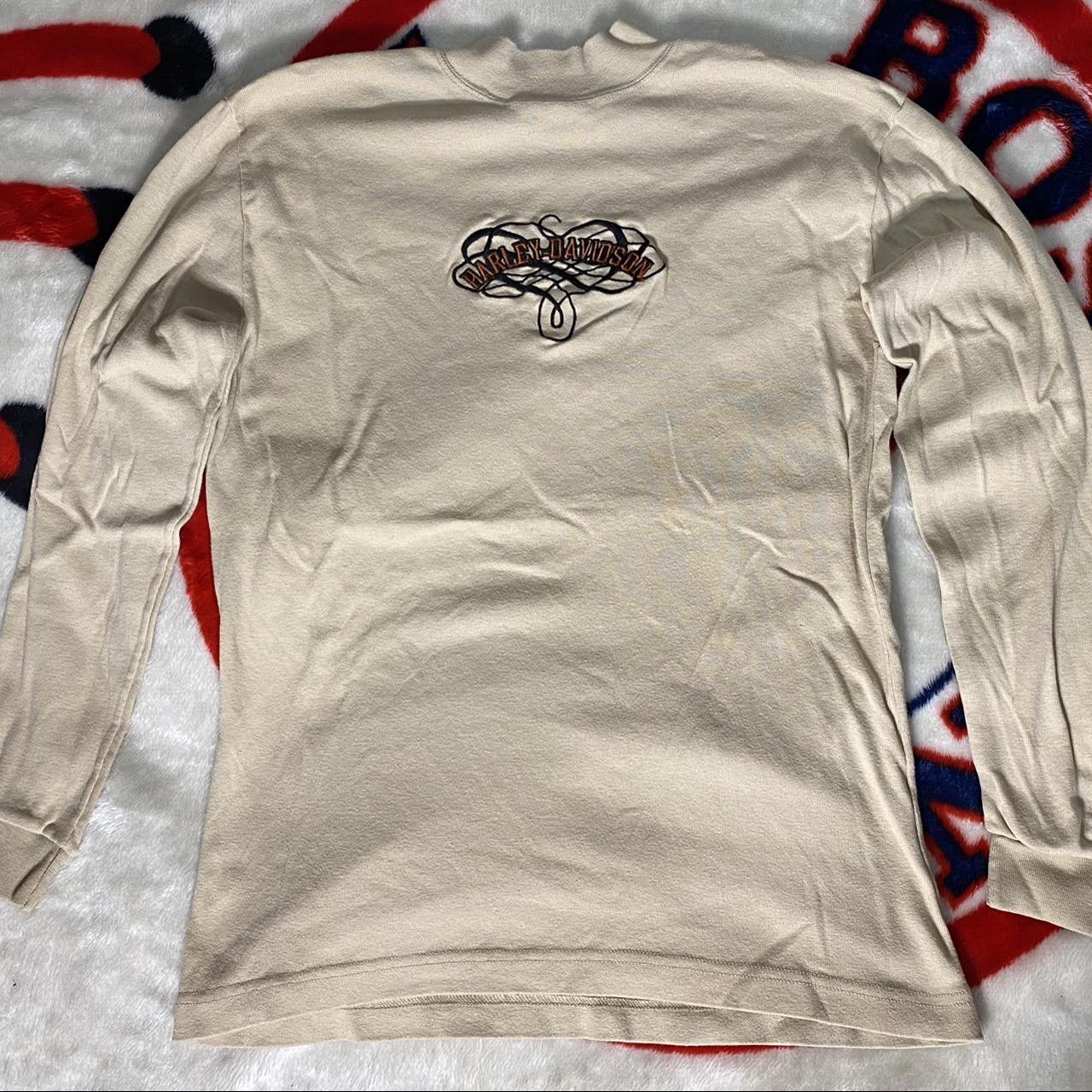 Harley Davidson Turtle Neck Like Long Sleeve - Depop