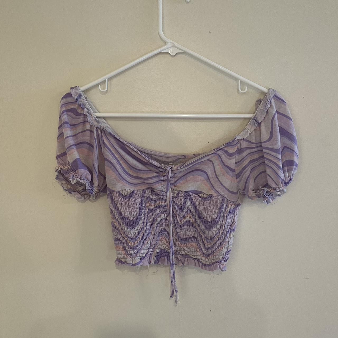 purple and pink urban outfitters top size xs. ... - Depop
