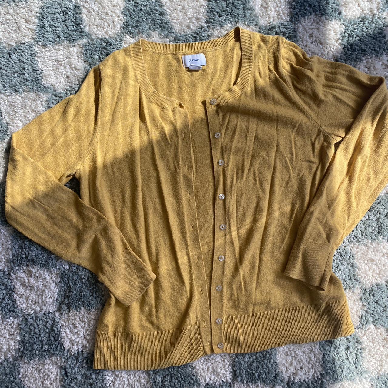 Old navy mustard on sale cardigan