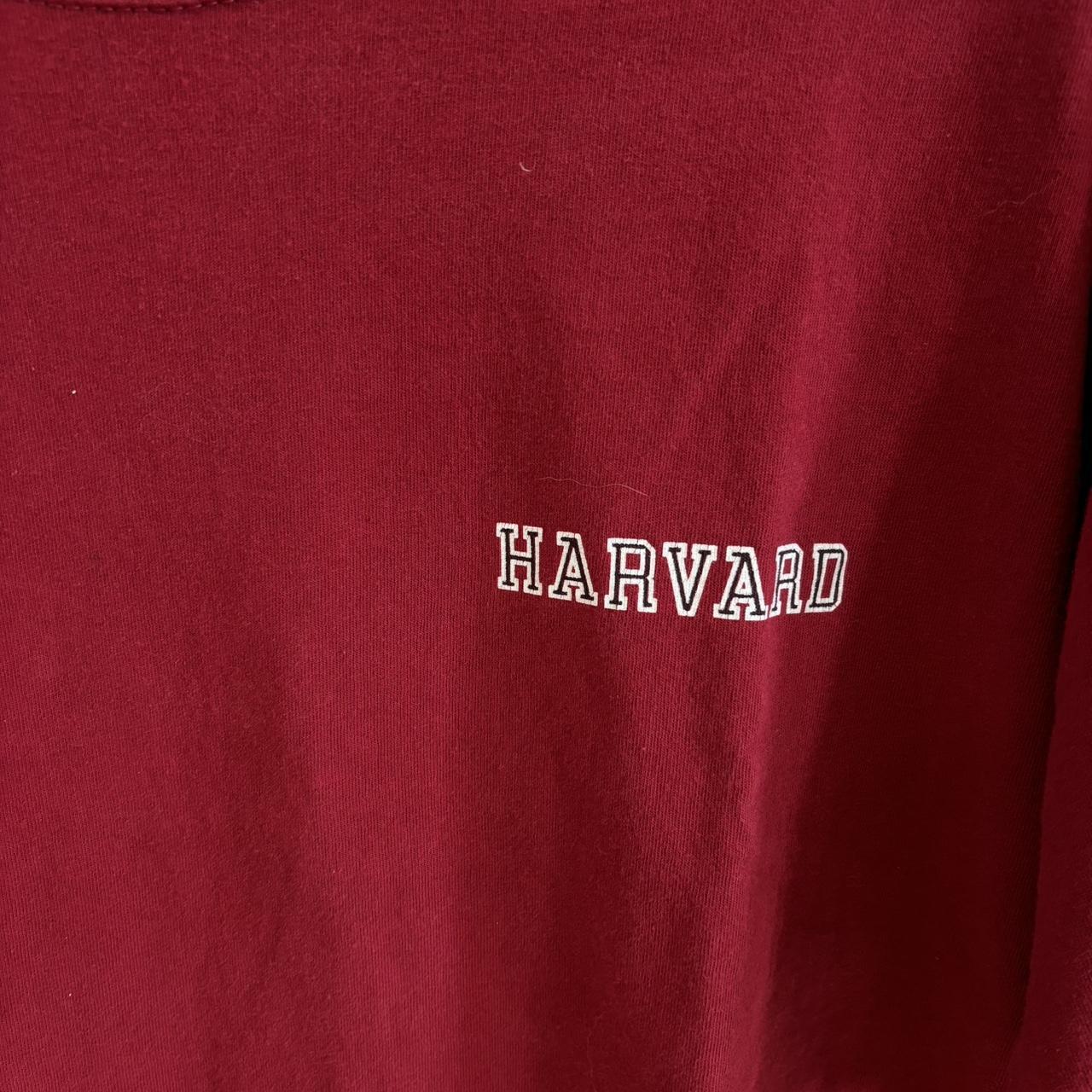 Vintage Russell Harvard Tee Made in USA Size:... - Depop