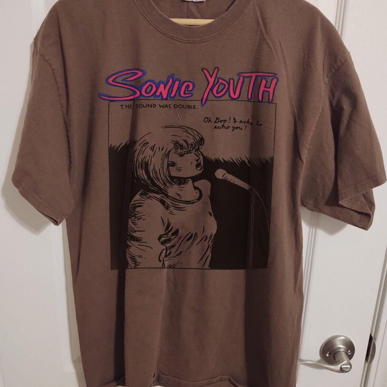 sonic youth t shirt brand new heavy cotton gildan... - Depop