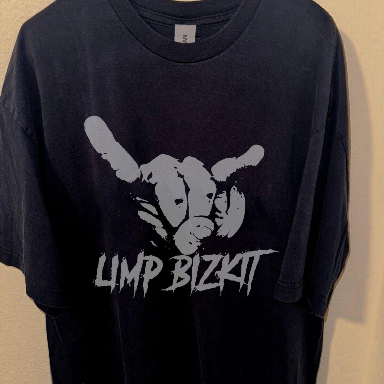 Limp Bizkit ブラック Tシャツ LIMP BIZKIT Tshirt, rock band t-shirt, unisex, cotton shirt