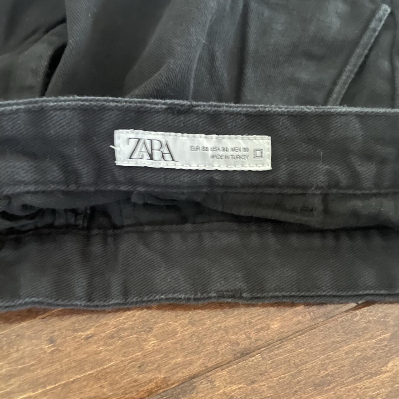 Zara Men's Black Trousers (3)