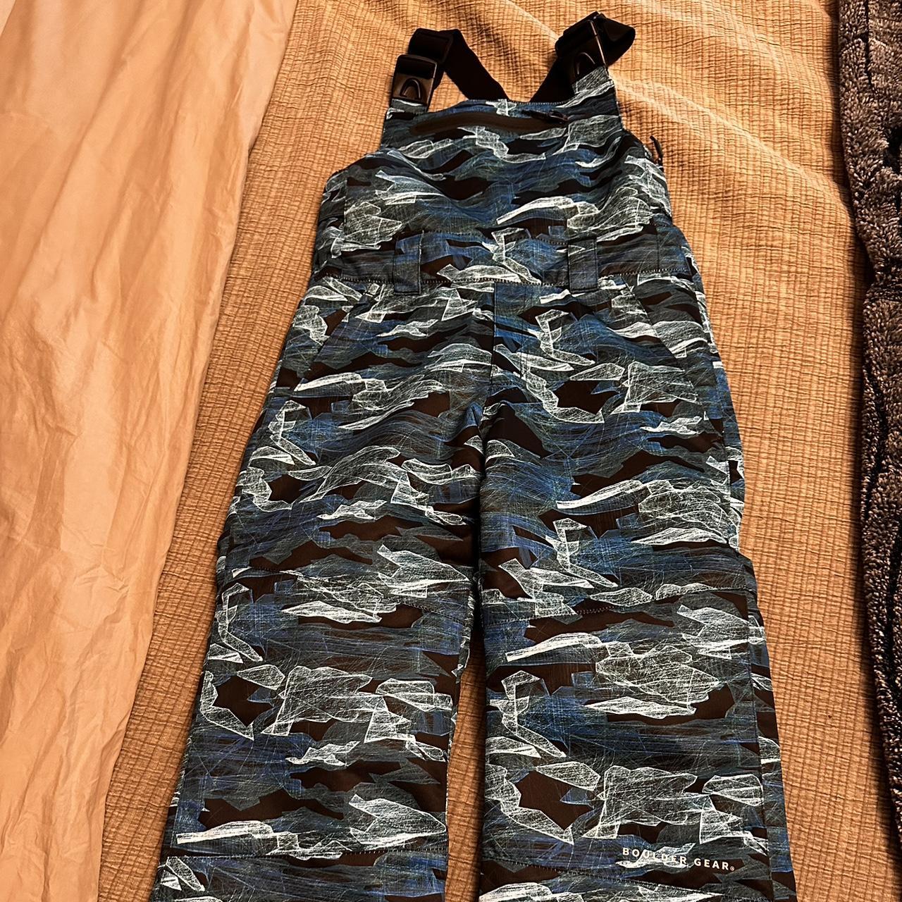 Boulder gear boys snow bib size medium (10 youth) Depop