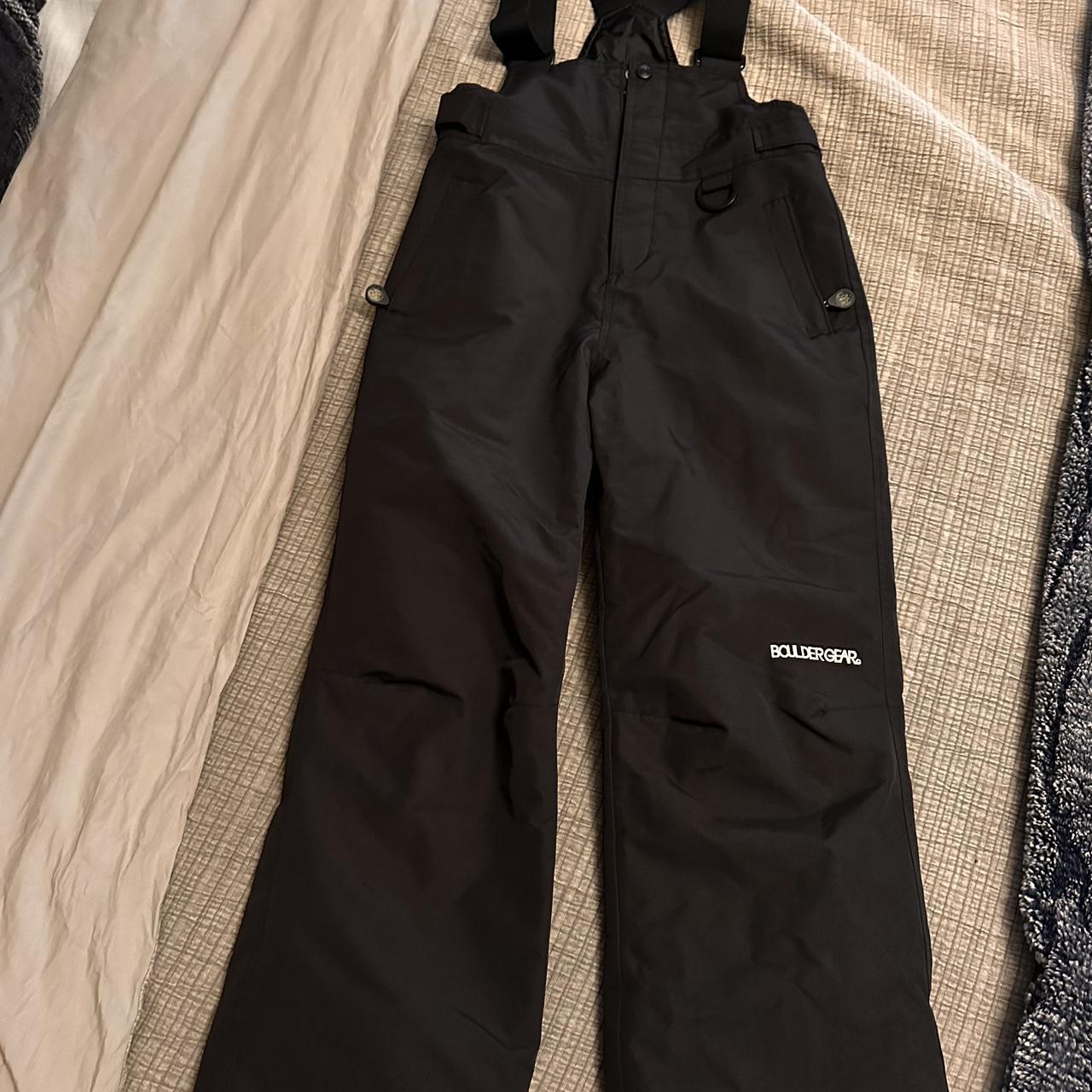 Boulder gear boys snow Bib size medium (10 youth ) Depop