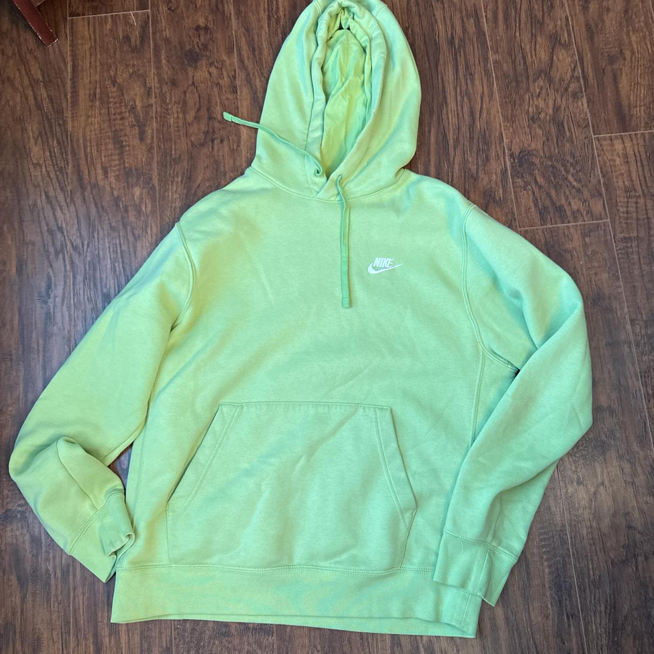 nike lime green sweatshirt