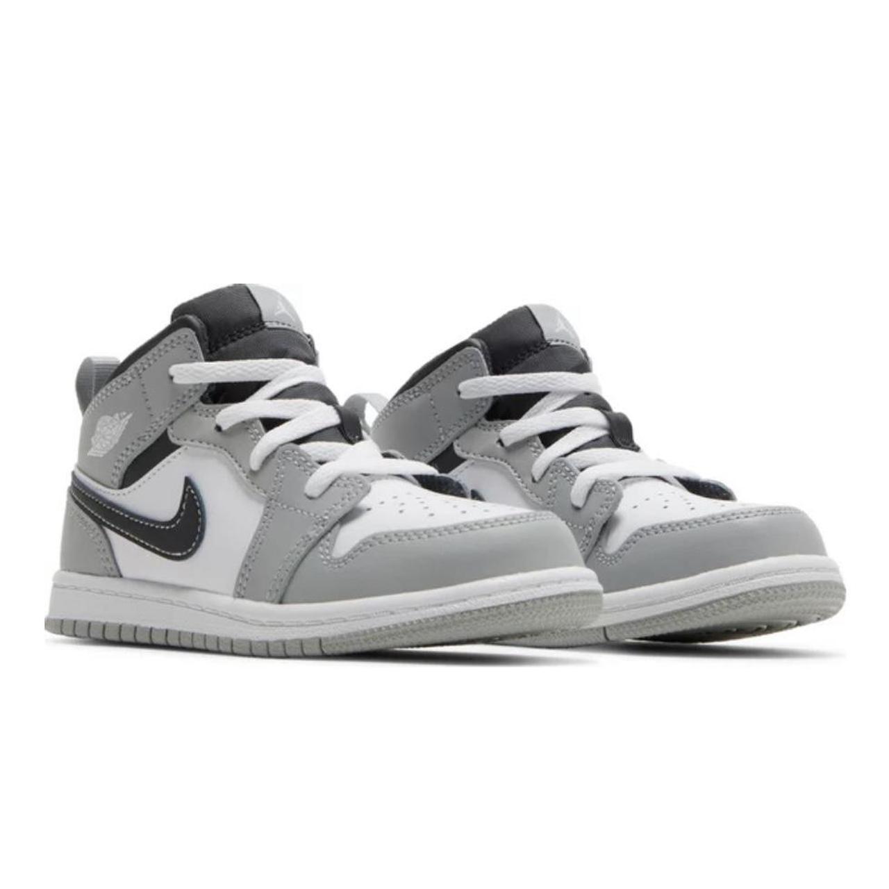 air jordan 1 mid gs light smoke grey