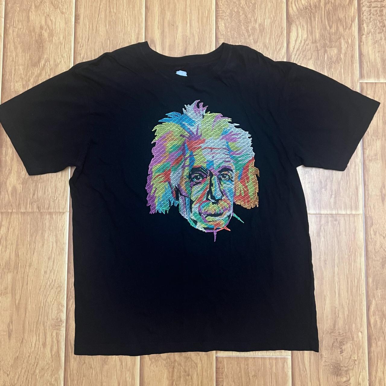 Albert Einstein Shirt Unisex Size L Very Nice Shirt Depop   P0 