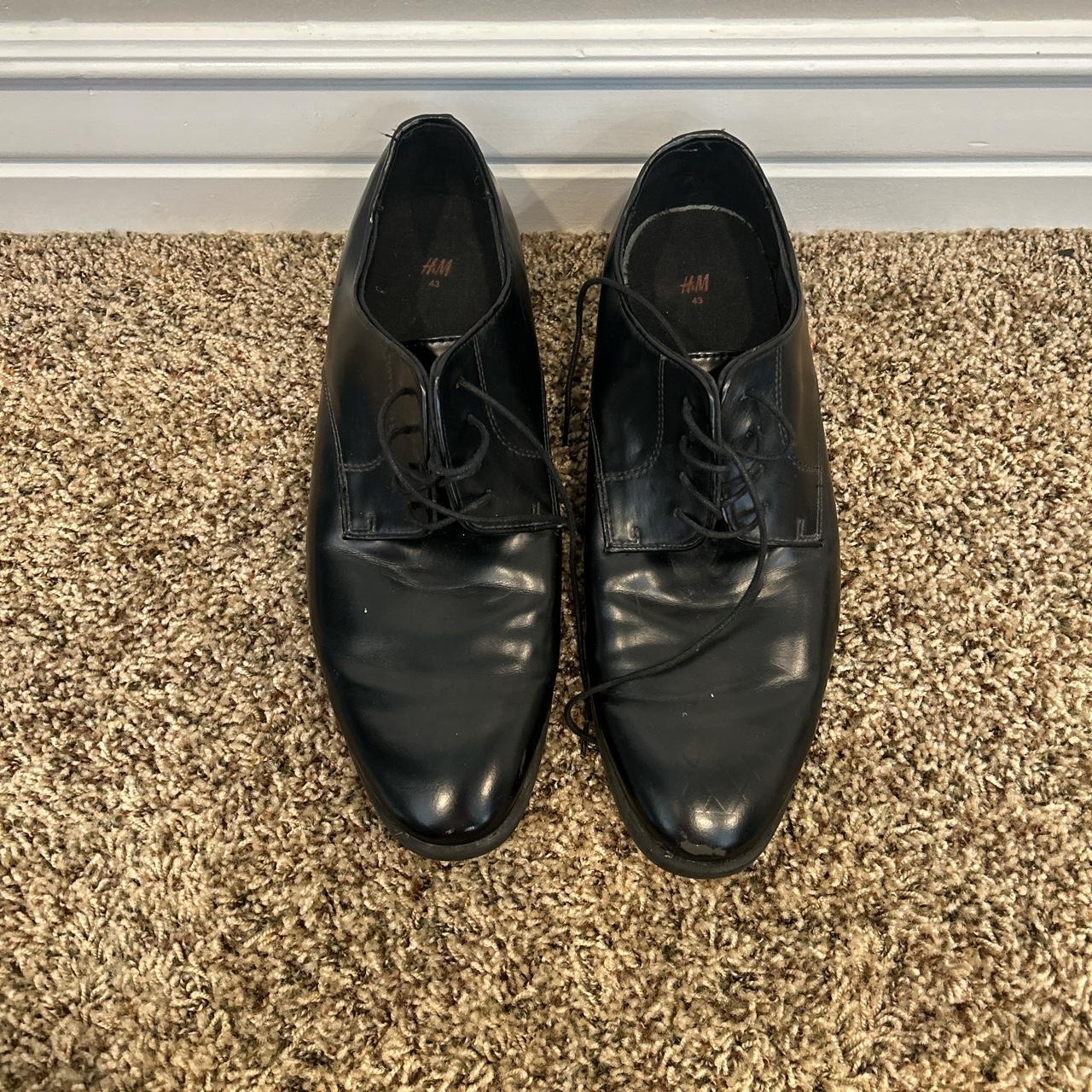 Black H&M Dress Shoes - Depop