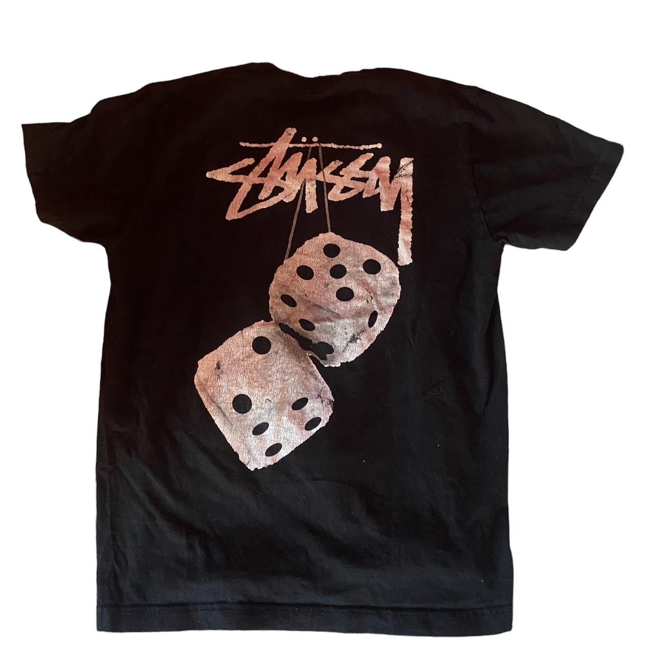 トップス 22ss STUSSY DICE PATTERN SHIRT MUSTARD 🗡️ Last one in stock 🗡️ Stussy Fuzzy Dice White T-Shirt