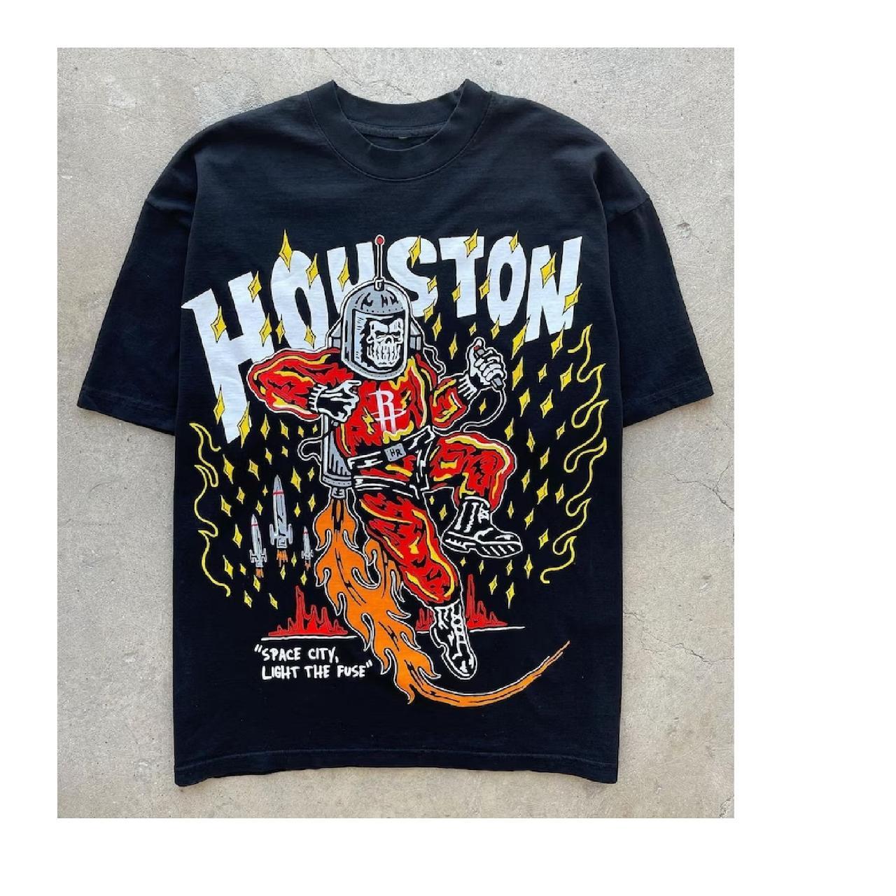 warren lotas - houston rockets “space city light the - Depop