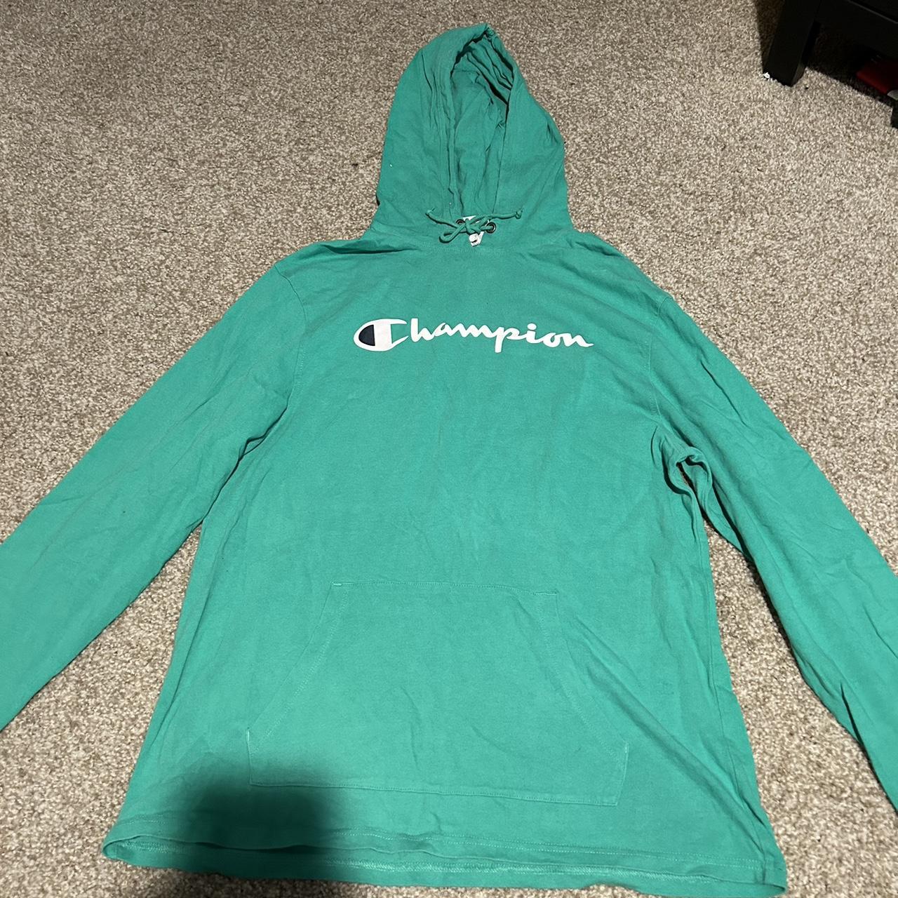 clothing champion hoodie womens light green