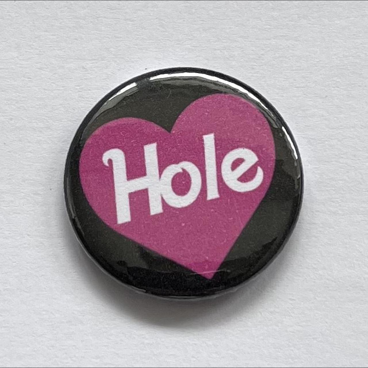 Hole 25mm badge! Handmade 25mm badge of the band... - Depop