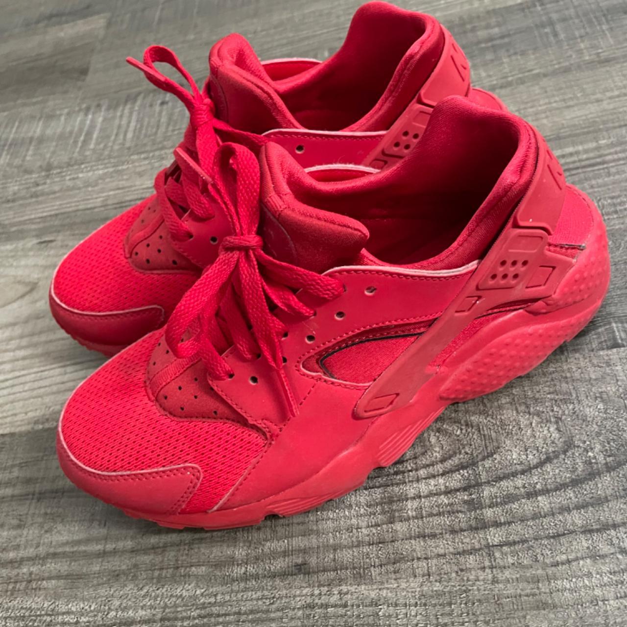 Red huaraches hot sale high top