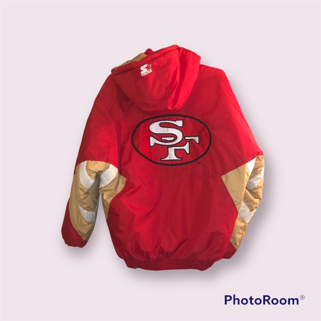 NFL 49ers dri fit on field jacket zip up San - Depop