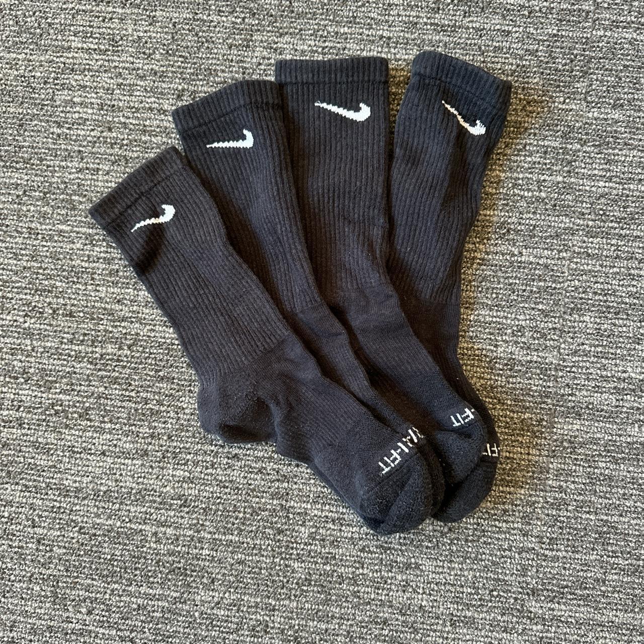 Women’s Nike dry fit socks Size medium women’s Worn... - Depop