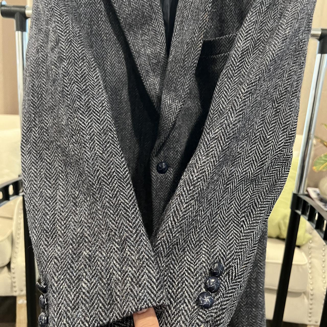 Harris Tweed Vintage Sportcoat Blazer Herringbone Depop 4168