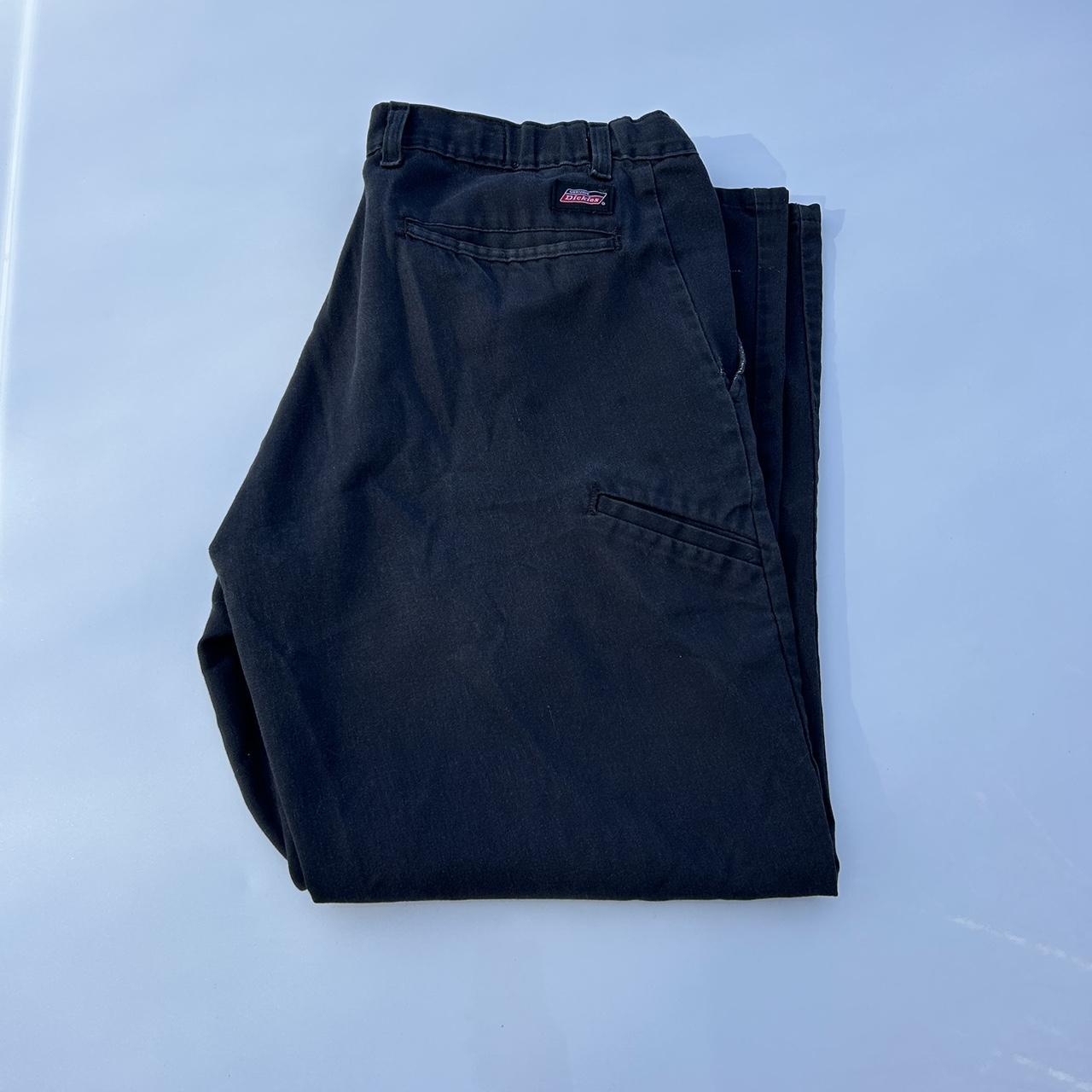 Black dickies can be skate pants or good fitting... - Depop