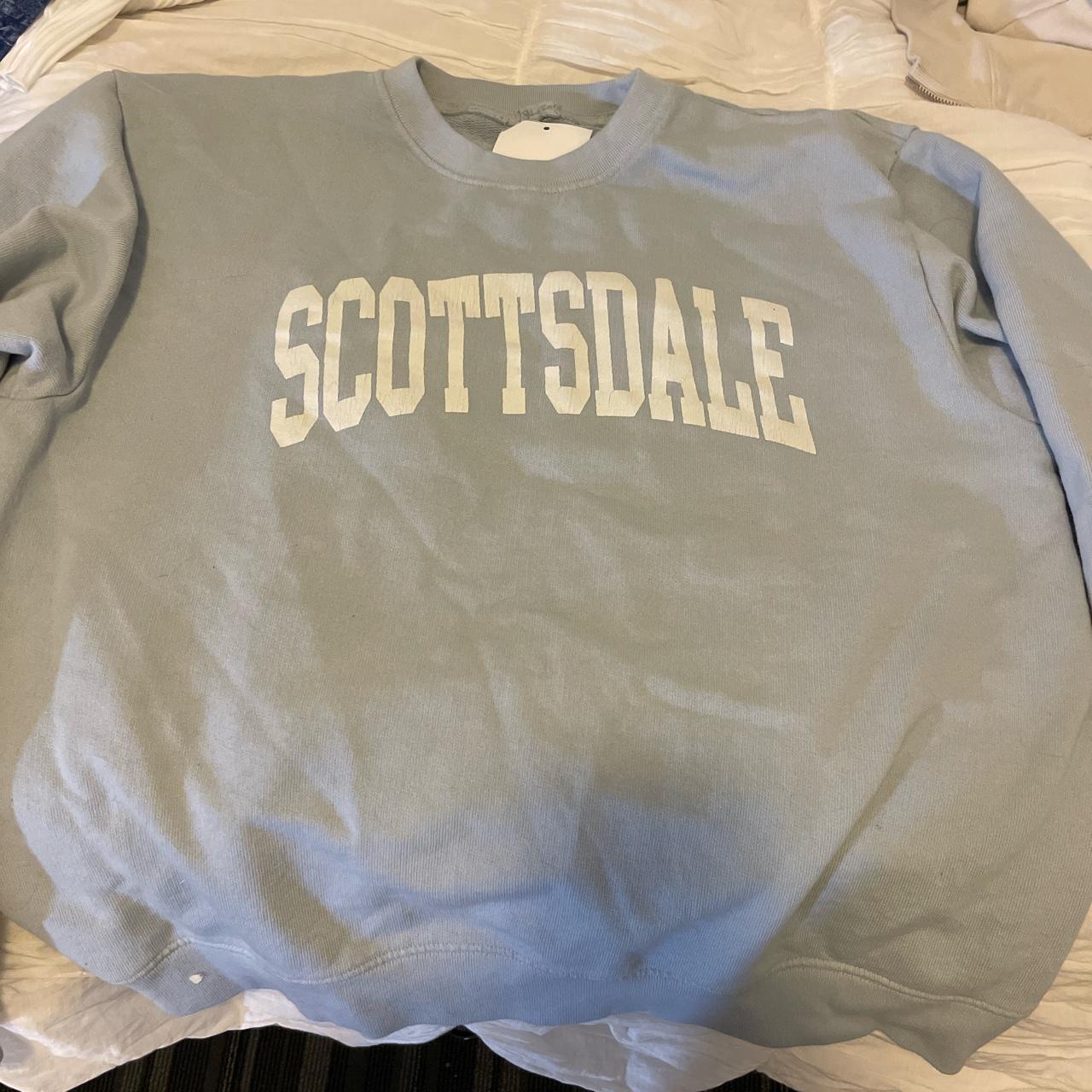 light blue brandy melville sweatshirt scottsdale •... Depop