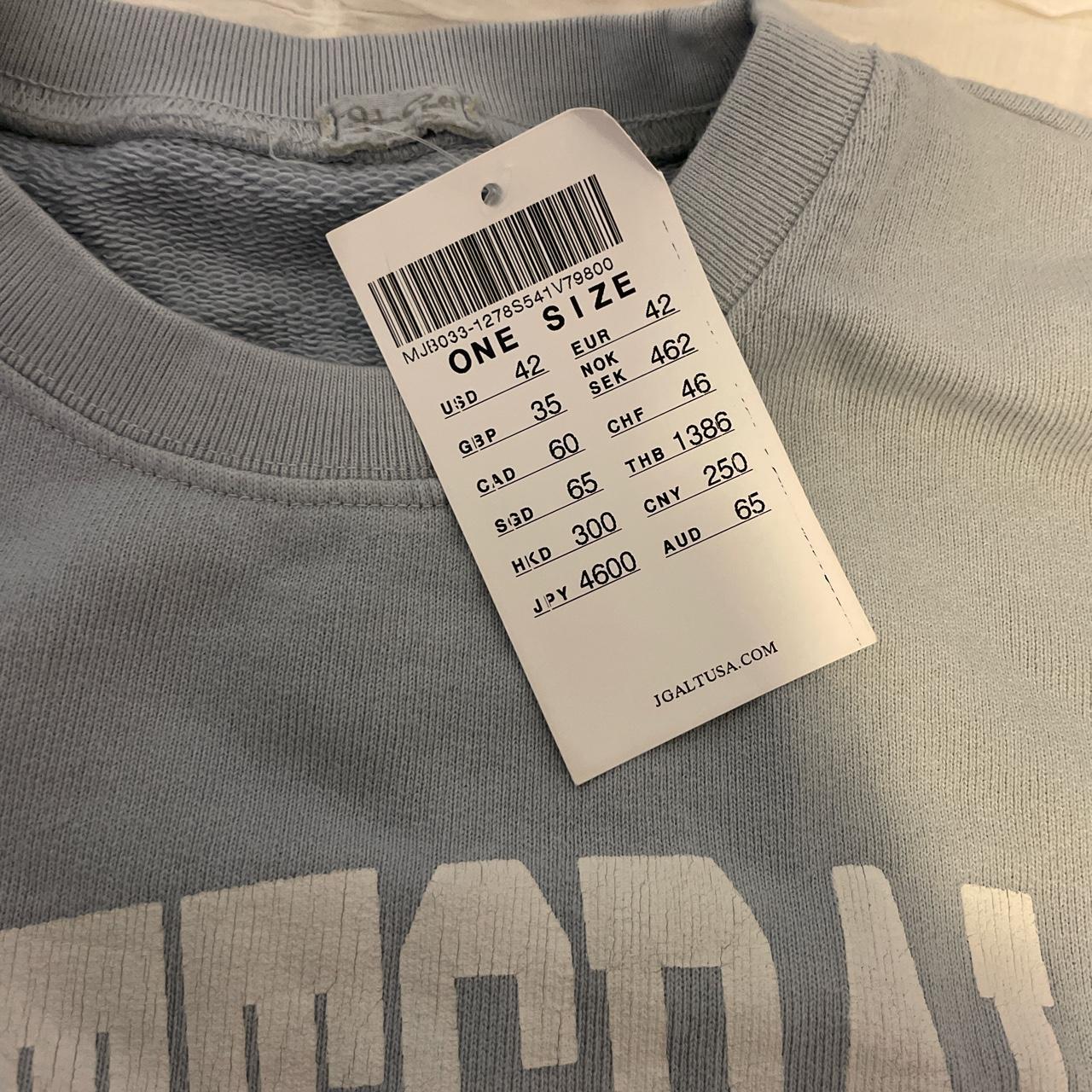 light blue brandy melville sweatshirt scottsdale •... Depop