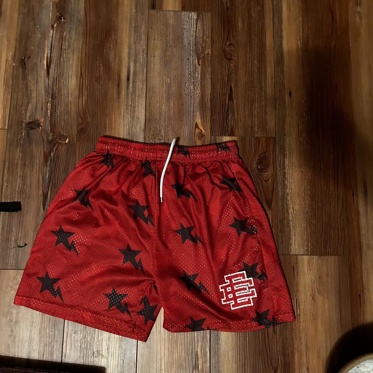 Eric emanuel x bape shorts size Large. Summer - Depop