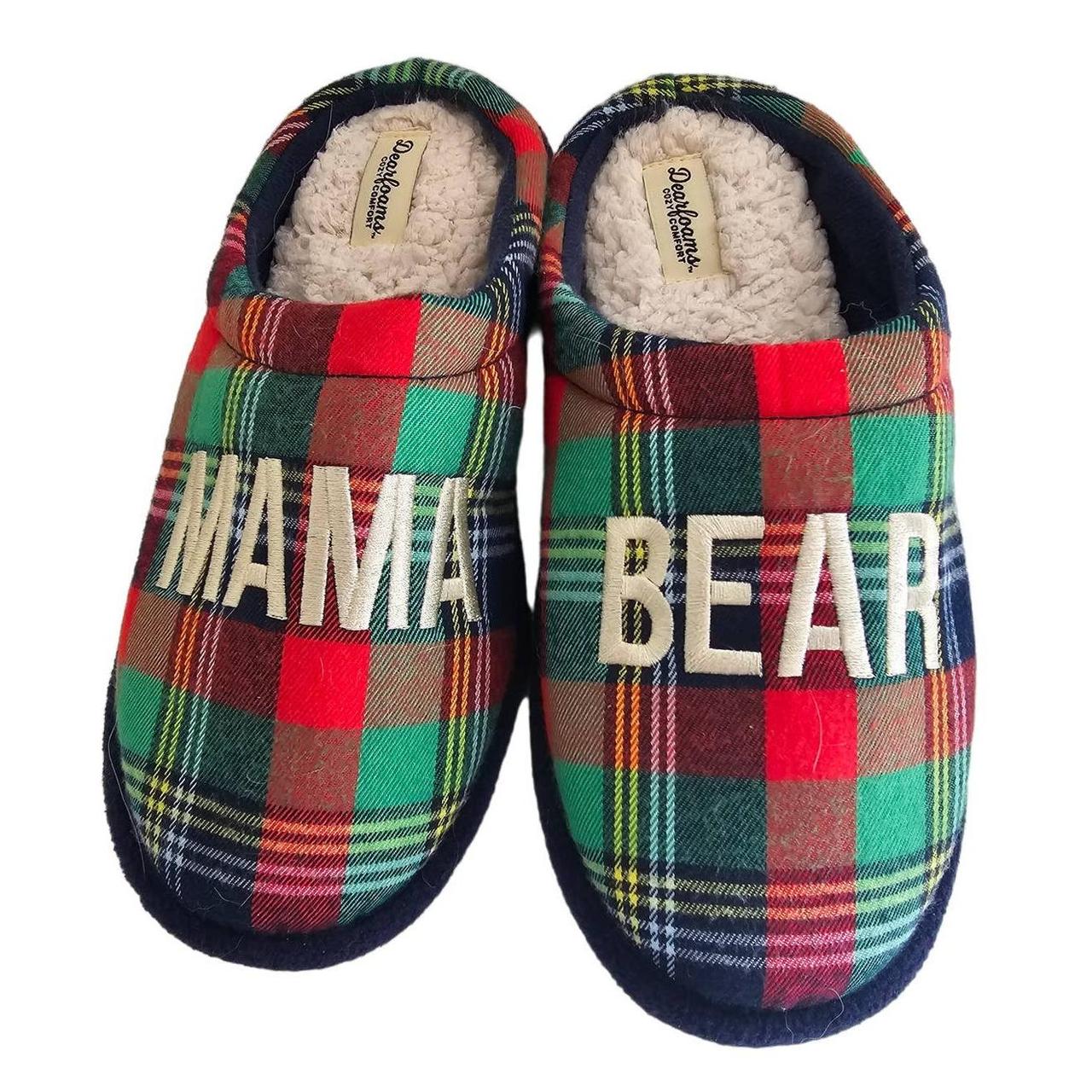 Mama bear christmas discount slippers