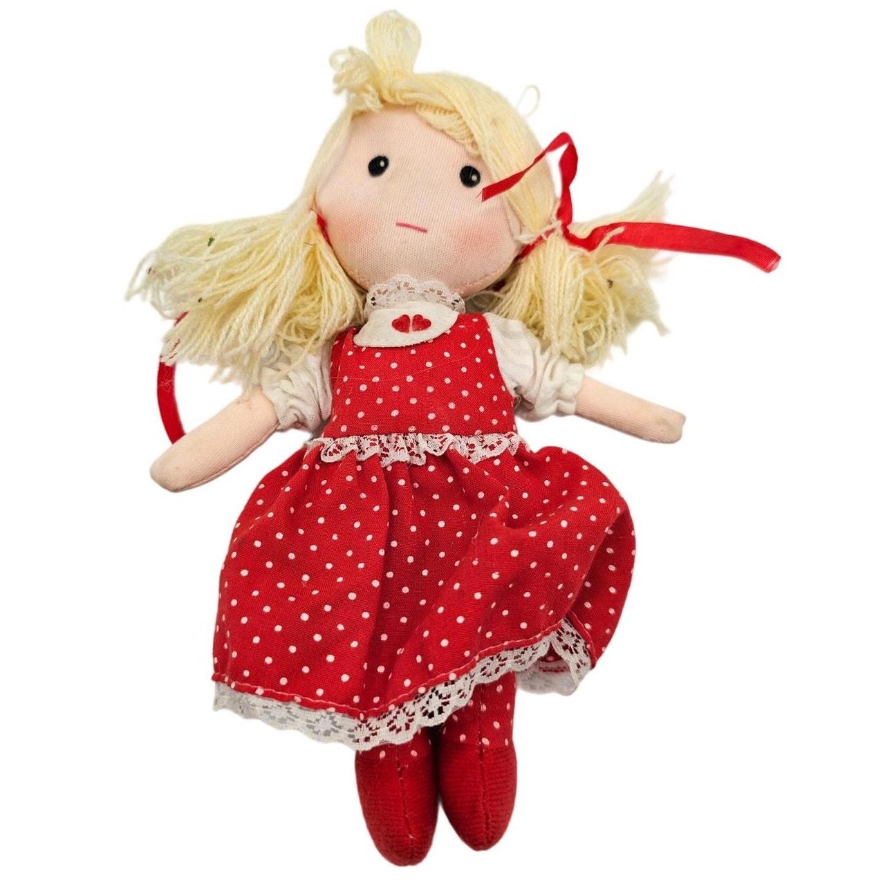 Doll with red yarn hair online