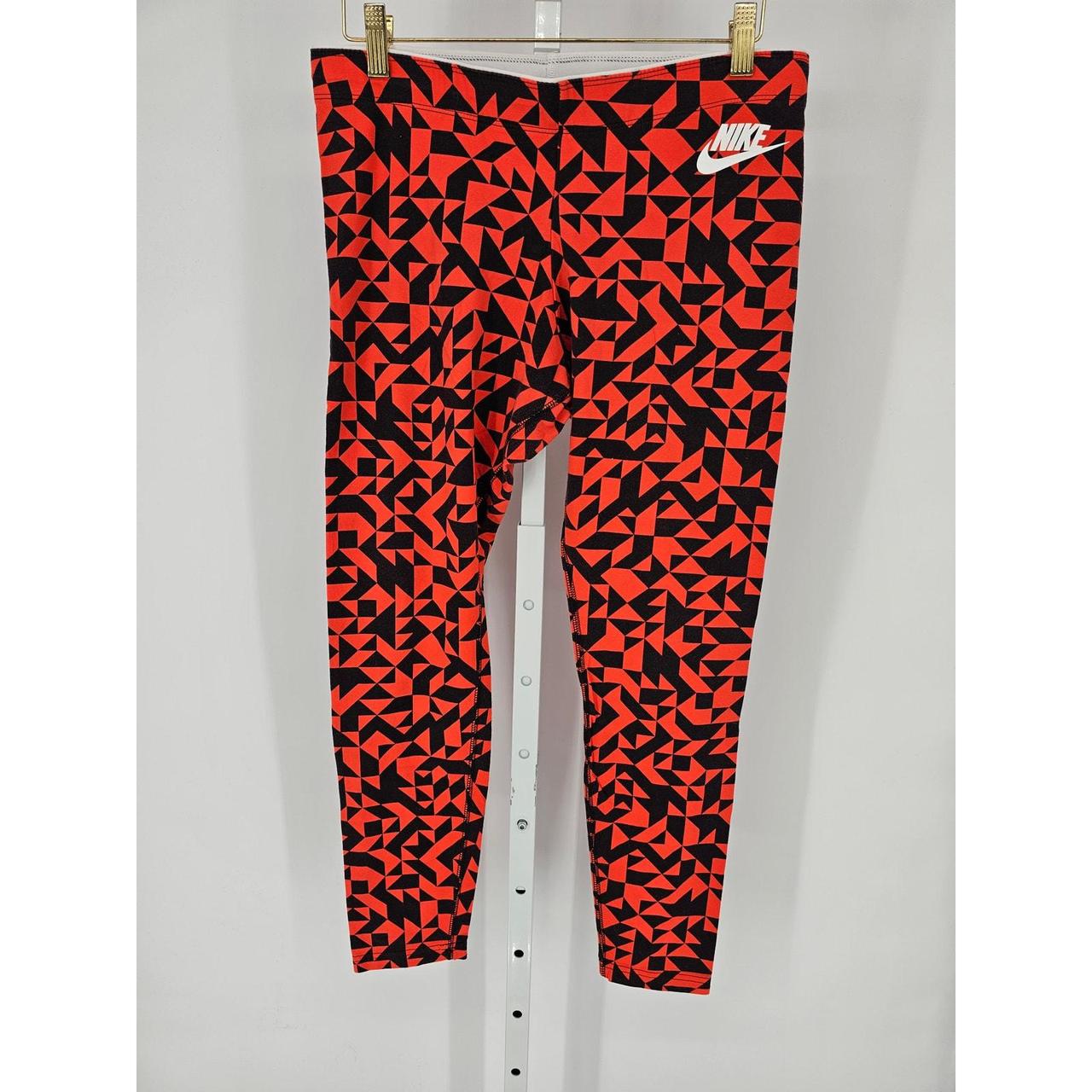 Orange and black nike leggings online