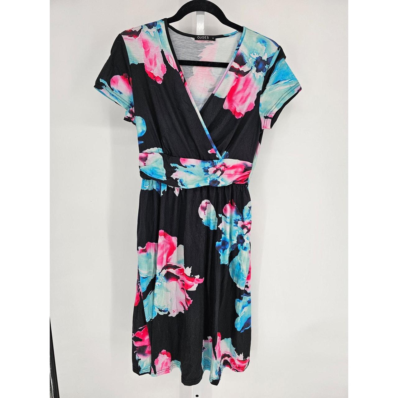 Women's Dress - Multi - M – Ouges Women's Short S… - image 1