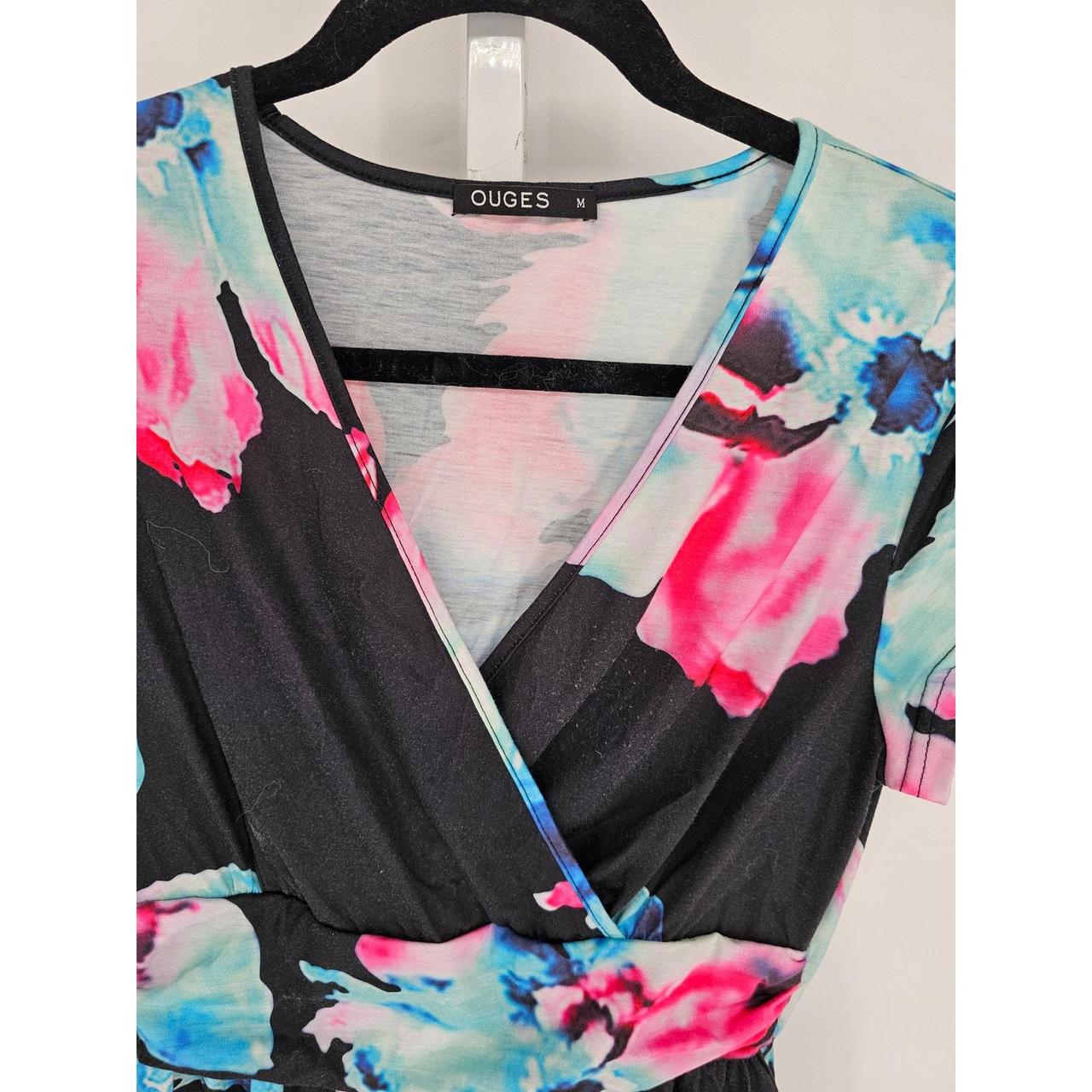 Women's Dress - Multi - M – Ouges Women's Short S… - image 3