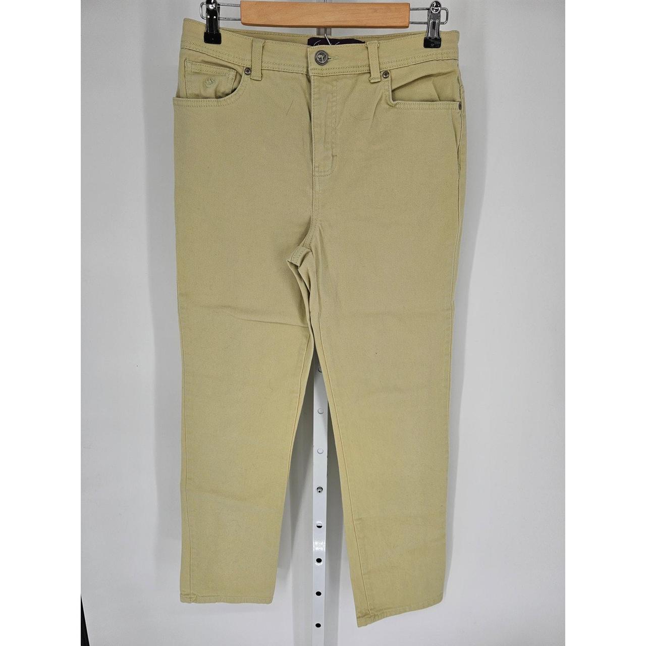 Women's Jeans - Yellow - 6 – Gloria Vanderbilt Women's Yellow Stretch Mid Rise …