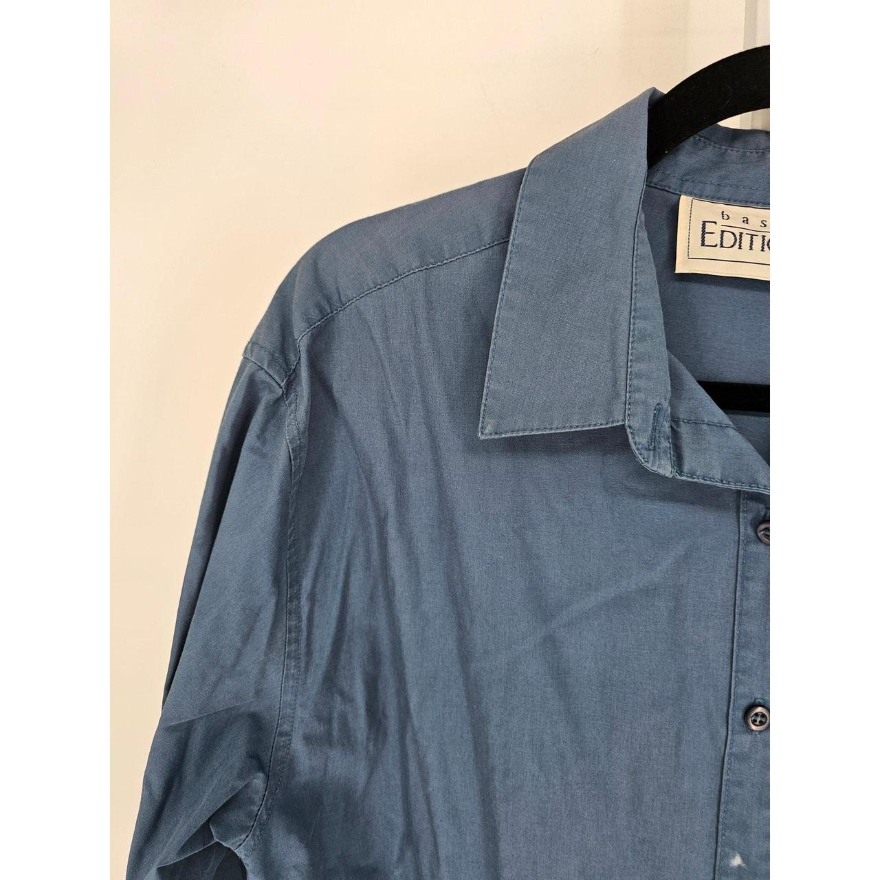 Basic Editions Women's Blouse - Blue - L – Basic … - image 2