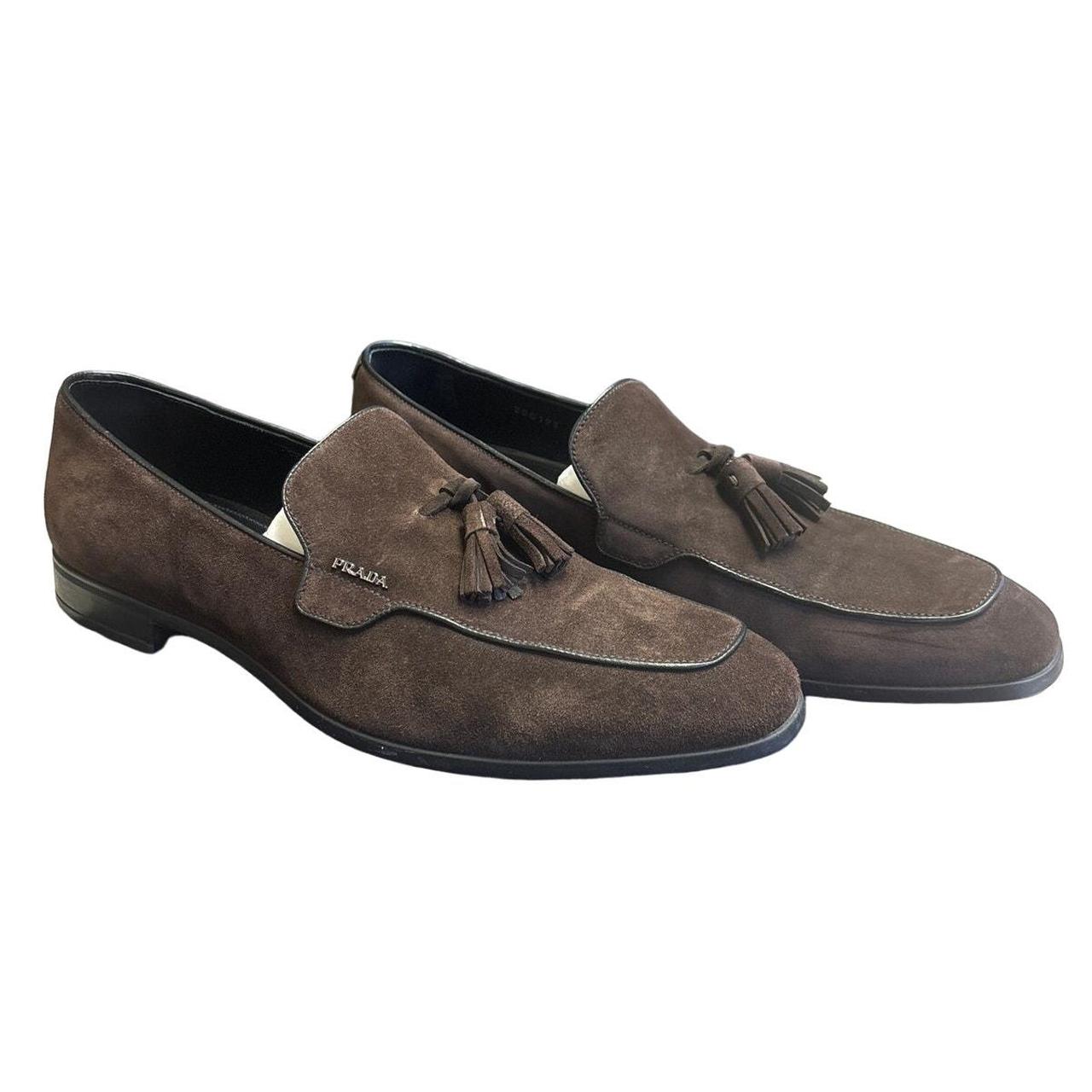 Prada Suede Tassel Loafers Shoes Slip On Men s. Depop