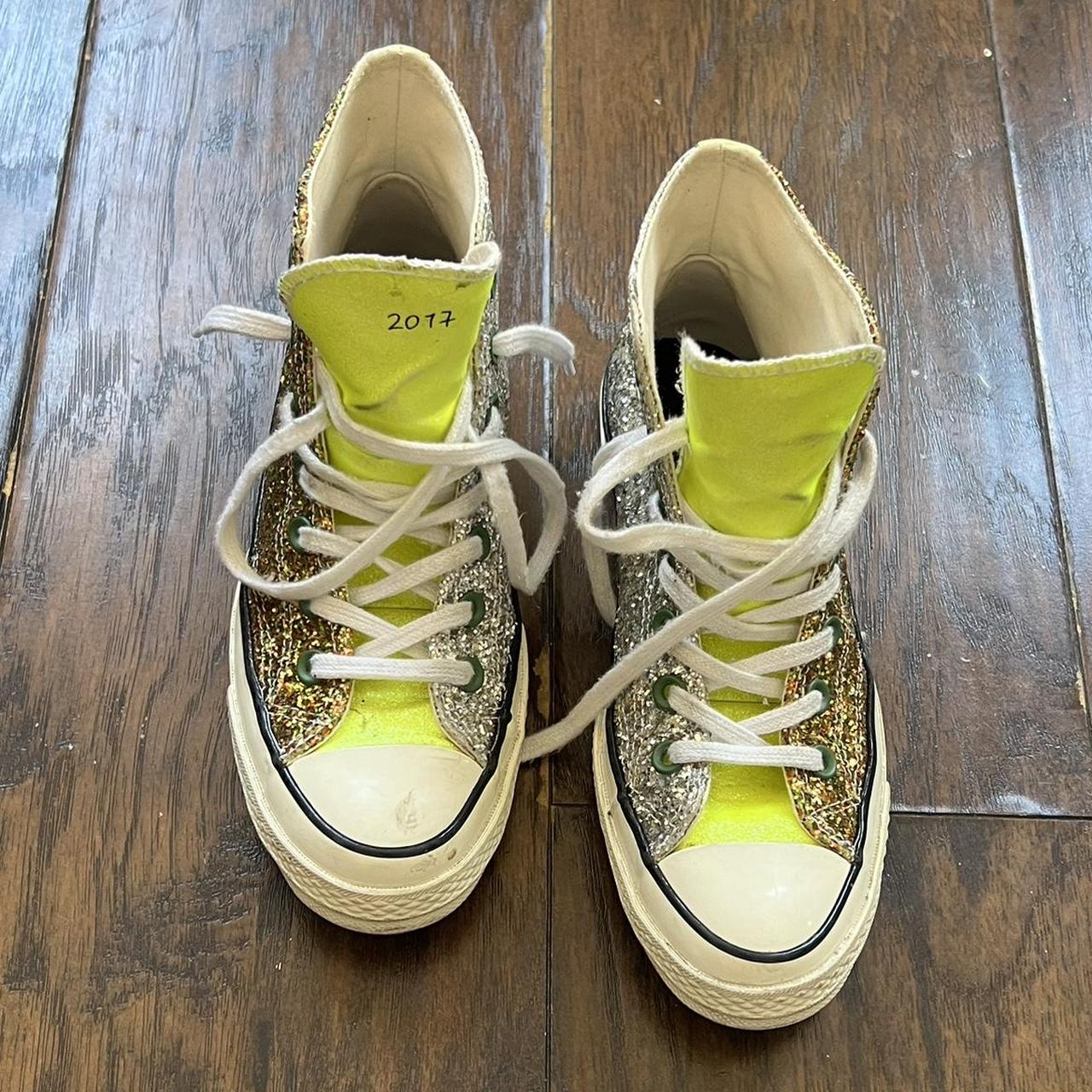 JW Anderson x Converse sparkly high I Depop