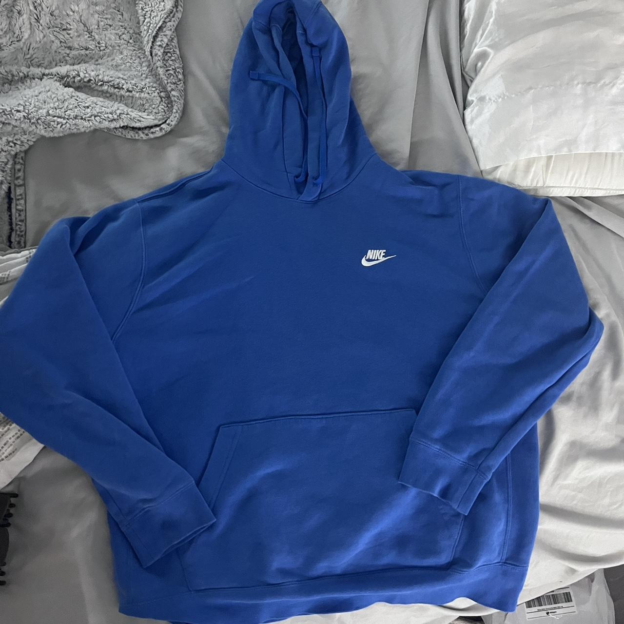 hyper royal nike hoodie