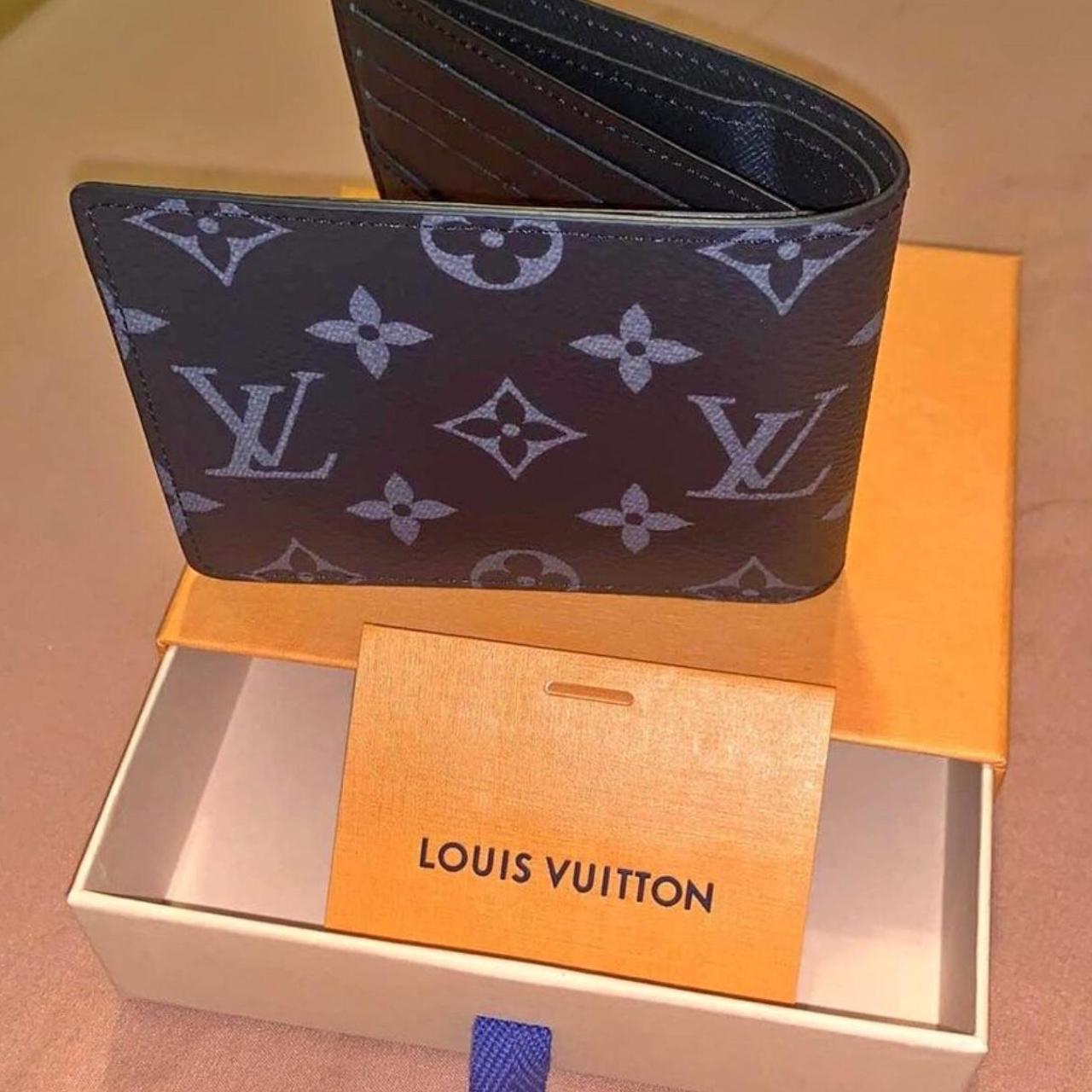 AUTHENTIC LOUIS VUITTON BLACK MONGRAM CARD WALLET: • - Depop