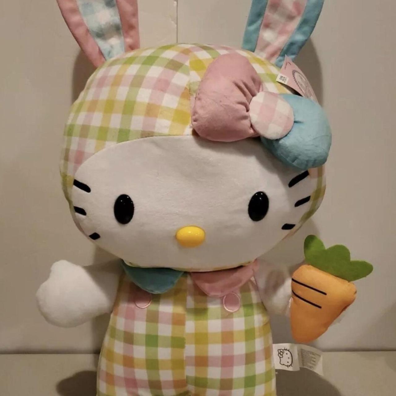 Hello kitty good pink bunny easter greeter plush 20