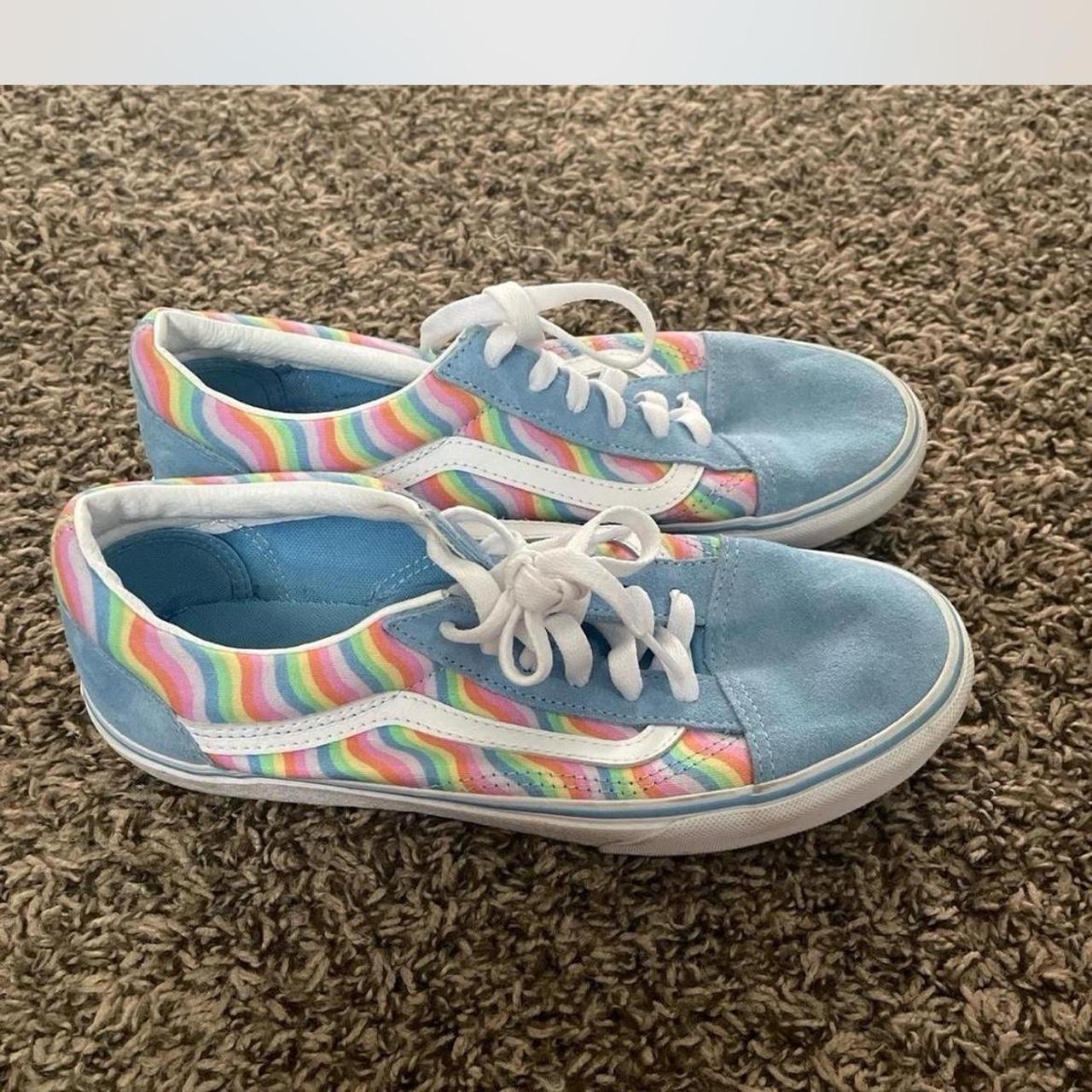 Rainbow vans size 6.5 best sale