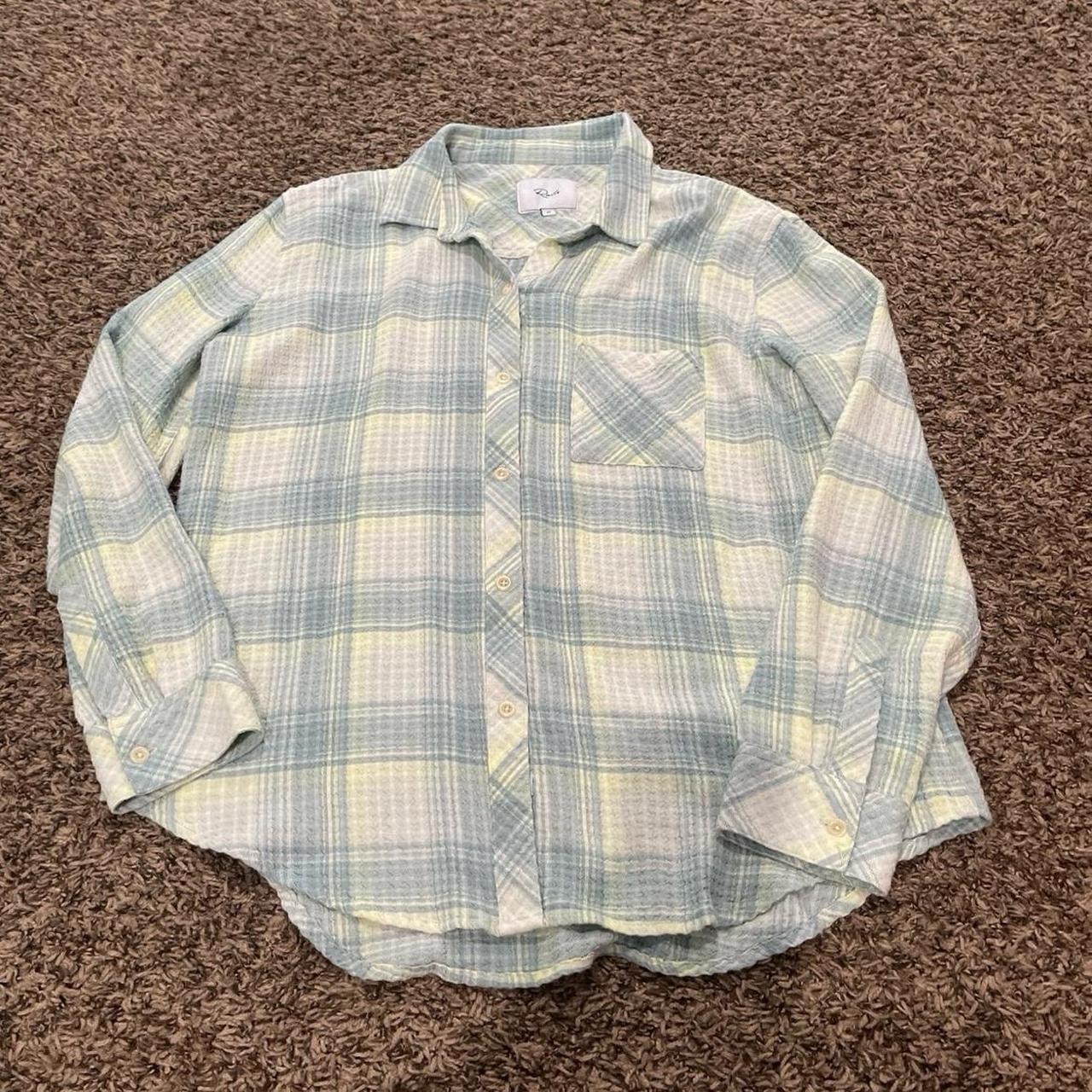 Rails Women's Blouse - Green/Multi - M – rails Br… - image 1