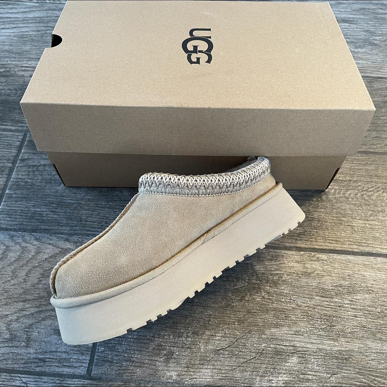 Brand New UGG Tazz Platform Slippers Mustard Seeds Depop