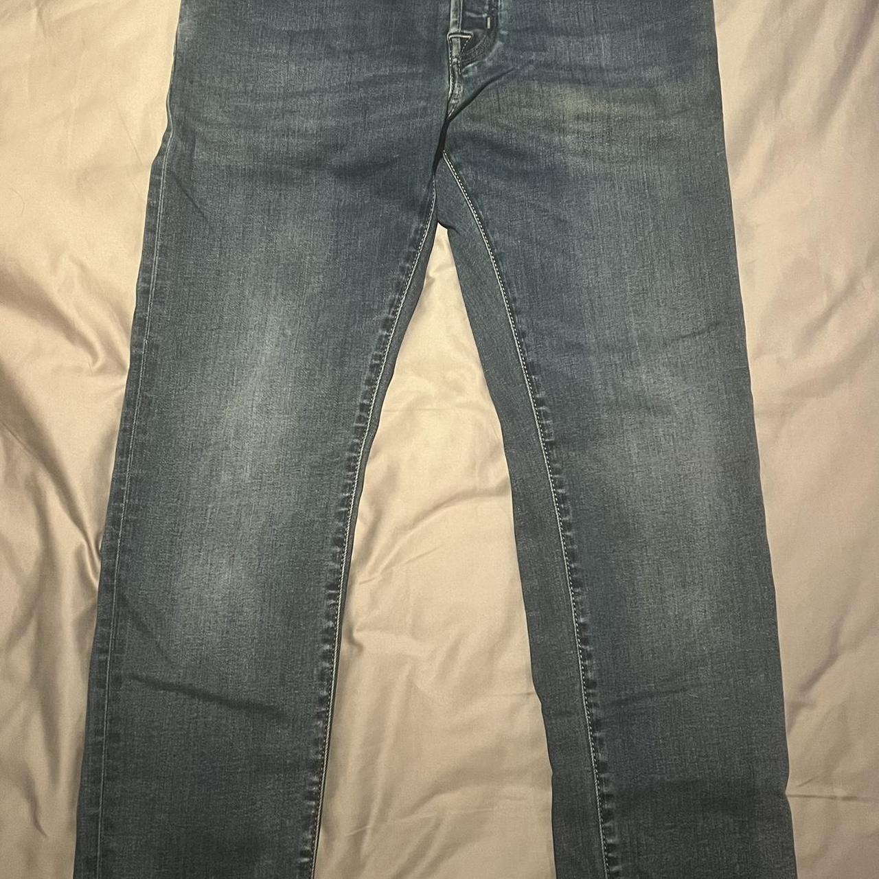 Navy Jacob Cohen jeans size 33 style 622 open to... - Depop