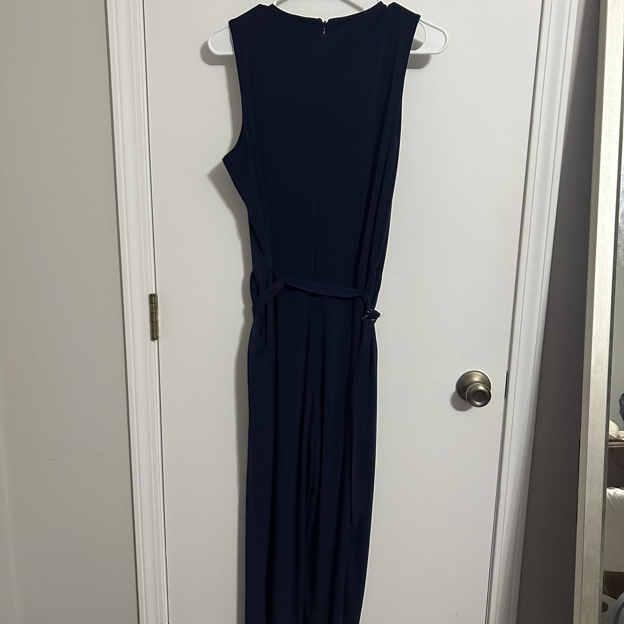 Navy Michael Kors jumpsuit (Size M). Soft material... - Depop