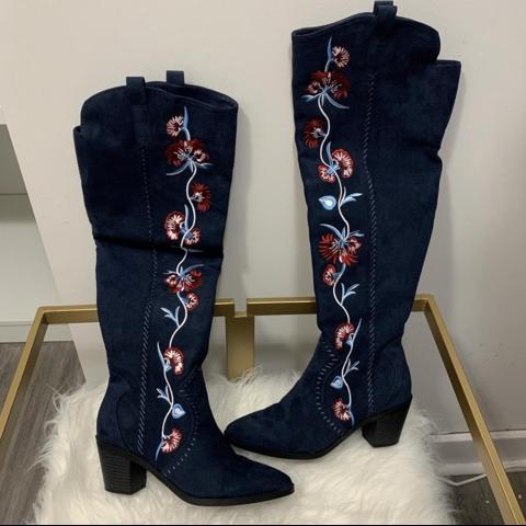 Carlos santana embroidered on sale boots