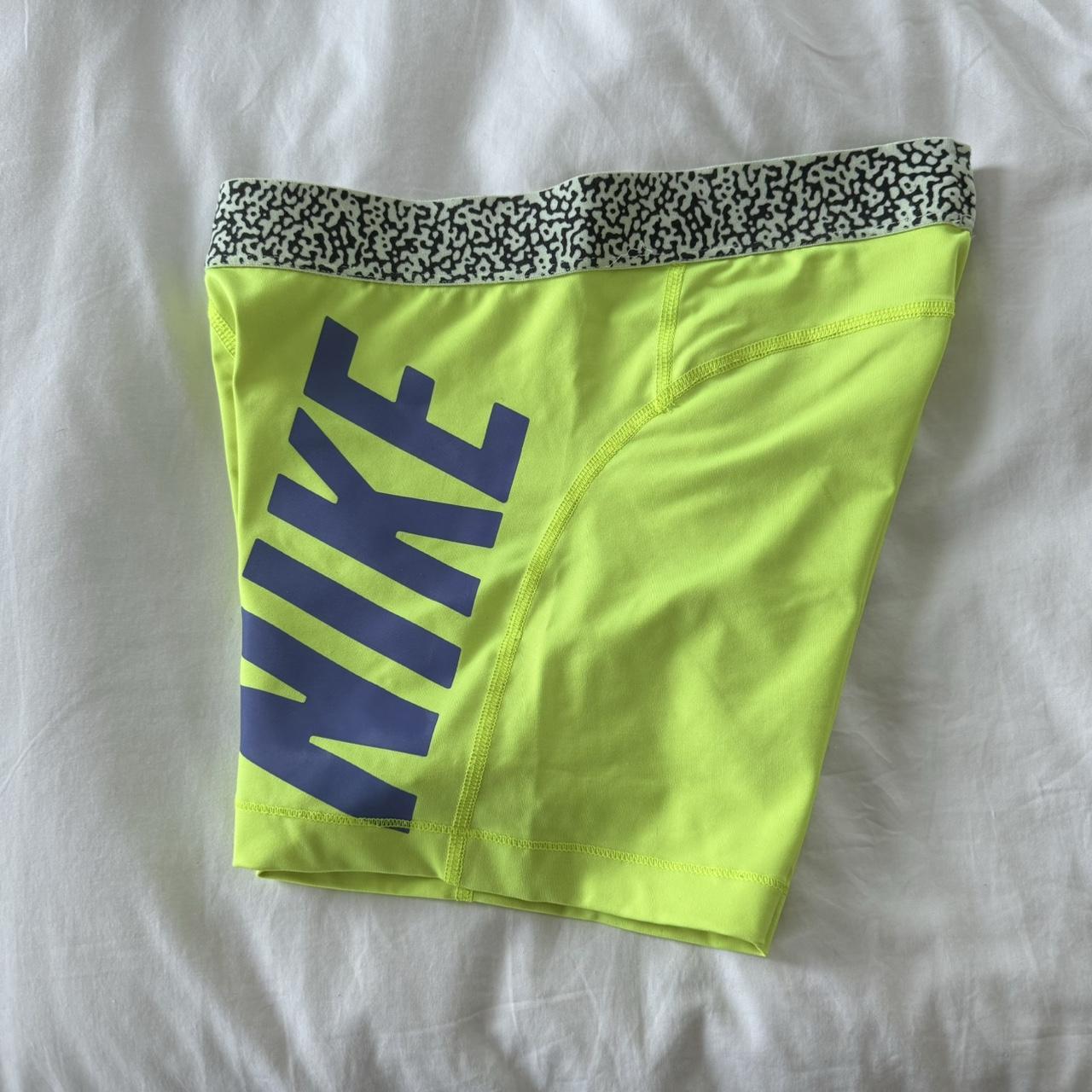 Neon nike pro shorts online